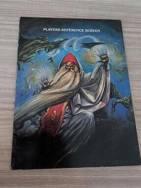TSR Players Reference Screen Dungeons & Dragons